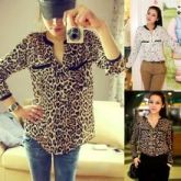 Camisa Onça/ Estrela
